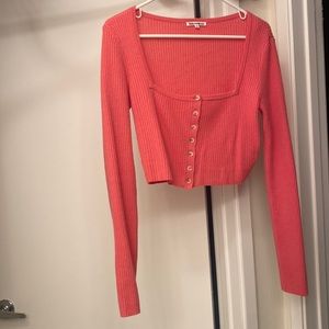 Reformation cashmere crop cardigan